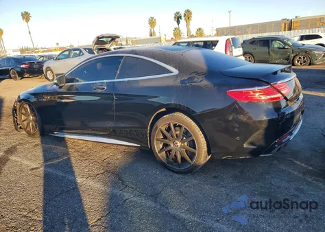 2016 Mercedes-Benz S 63 Amg z USA, uszkodzony, nr VIN WDDXJ7JB0GA011143